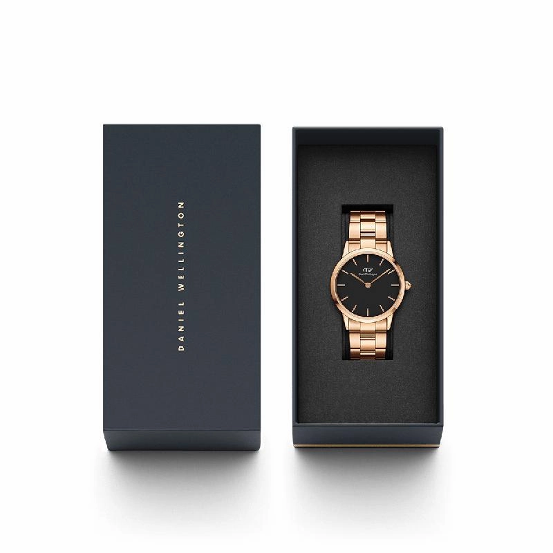 Daniel Wellington Iconic Link Rose Gold Watch 36mm