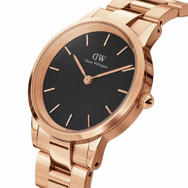 Daniel Wellington Iconic Link Rose Gold Watch 36mm