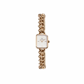 Daniel Wellington Jolie Rose Gold Chain White Dial Watch DW00100835