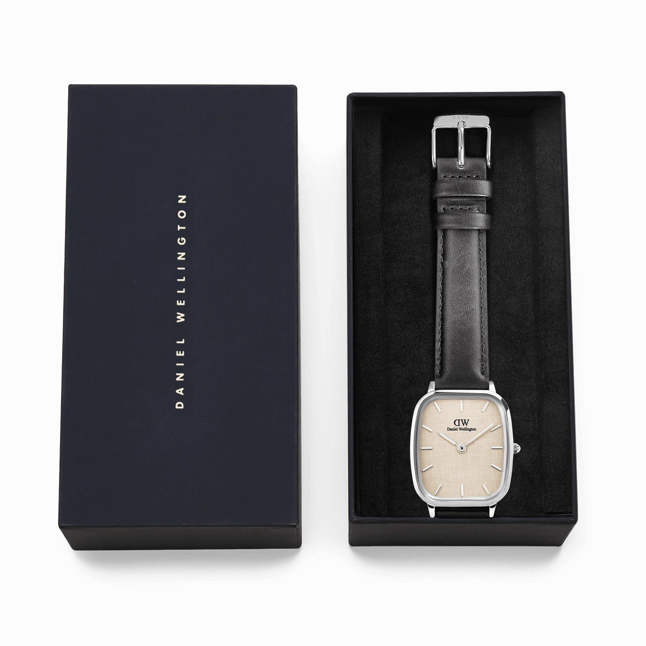 Daniel Wellington Marlon Sheffield Vintage Linen Pattern Dial Watch DW00100813