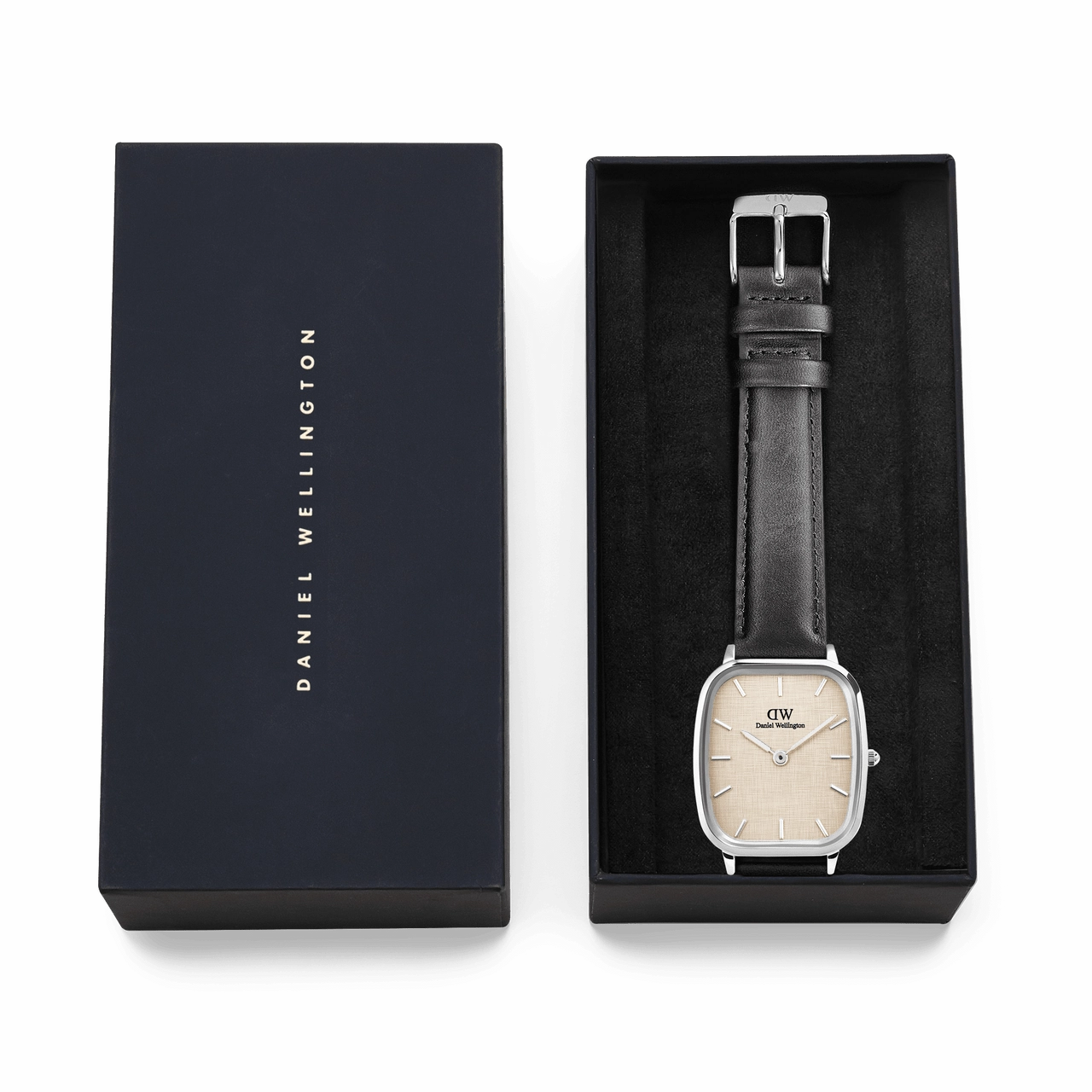 Daniel Wellington Marlon Sheffield Vintage Linen Pattern Dial Watch DW00100813