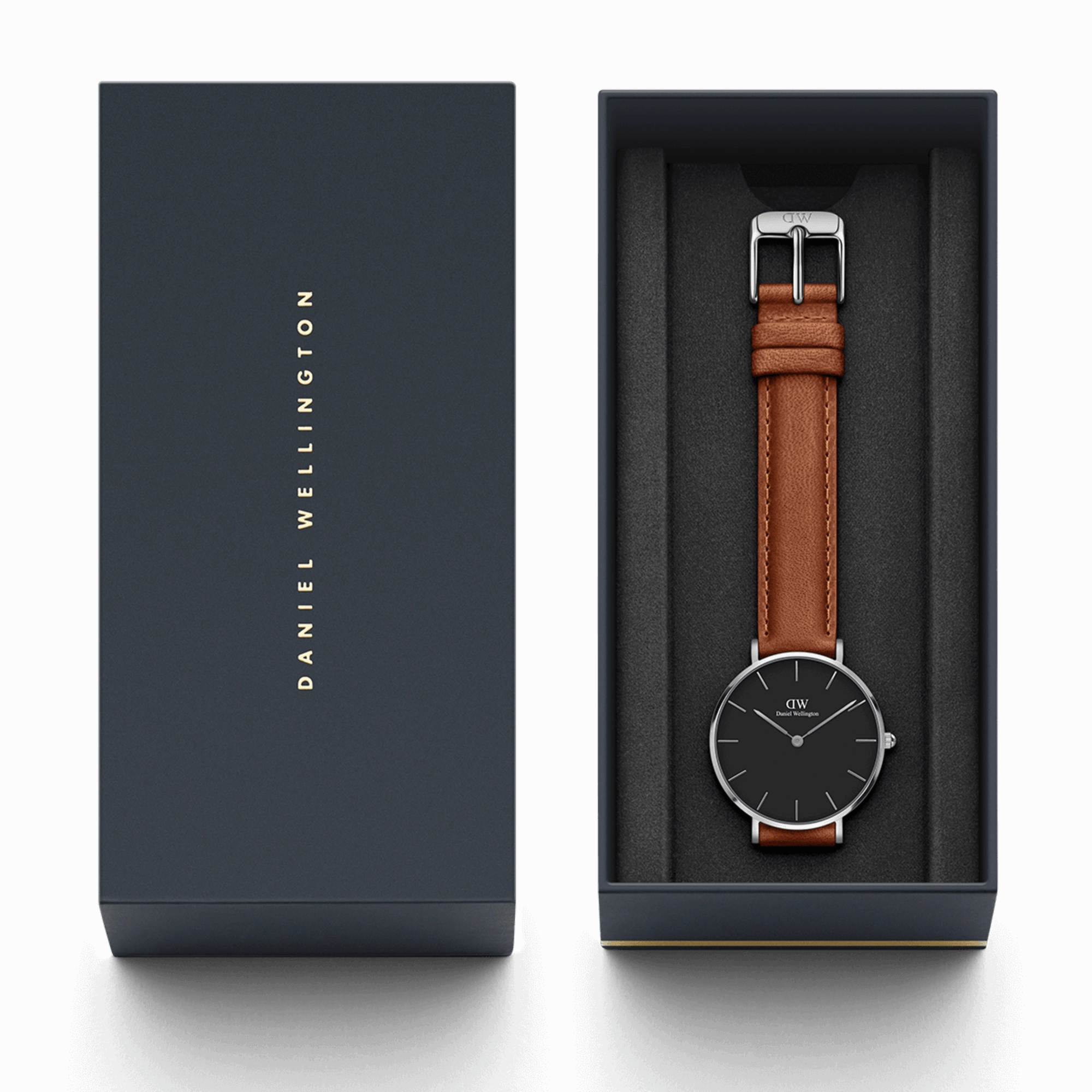 Daniel Wellington Petite 28mm Durham Black Dial Watch DW00100234