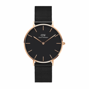Daniel Wellington Petite 36mm Ashfield Black Dial Watch DW00100307