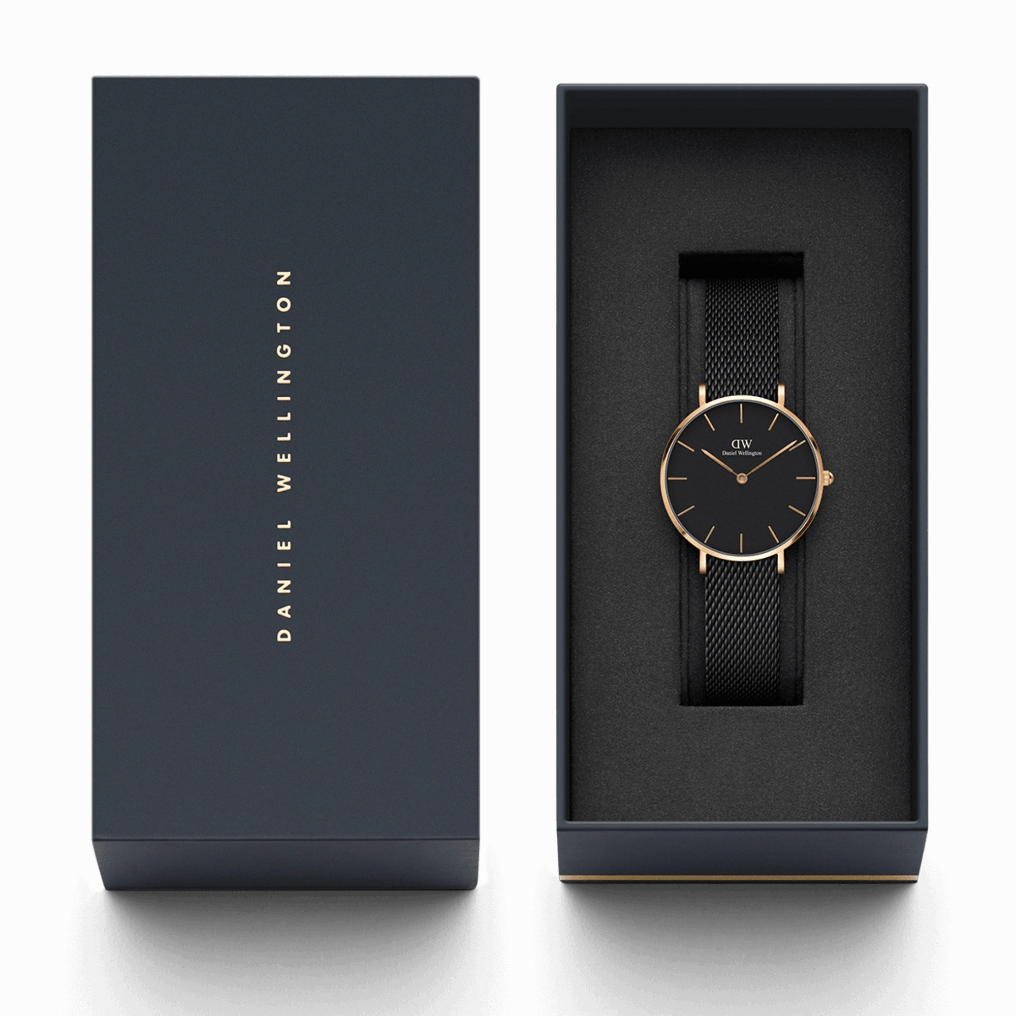 Daniel Wellington Petite 36mm Ashfield Black Dial Watch DW00100307