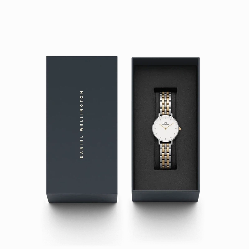 Daniel Wellington Petite Lumine 5-link two-tone Watch 28mm