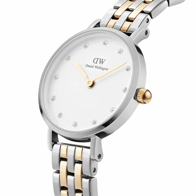 Daniel Wellington Petite Lumine 5-link two-tone Watch 28mm