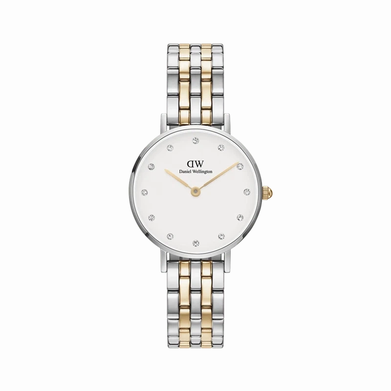 Daniel Wellington Petite Lumine 5-link two-tone Watch 28mm