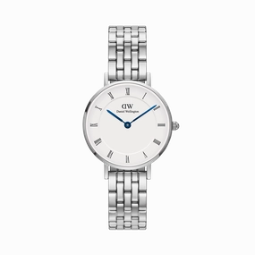 Daniel Wellington Petite Roman Numerals 5-Link Silver Watch DW00100685