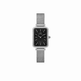 Daniel Wellington Quadro Lumine Bezel Sterling Black MOP 26mm