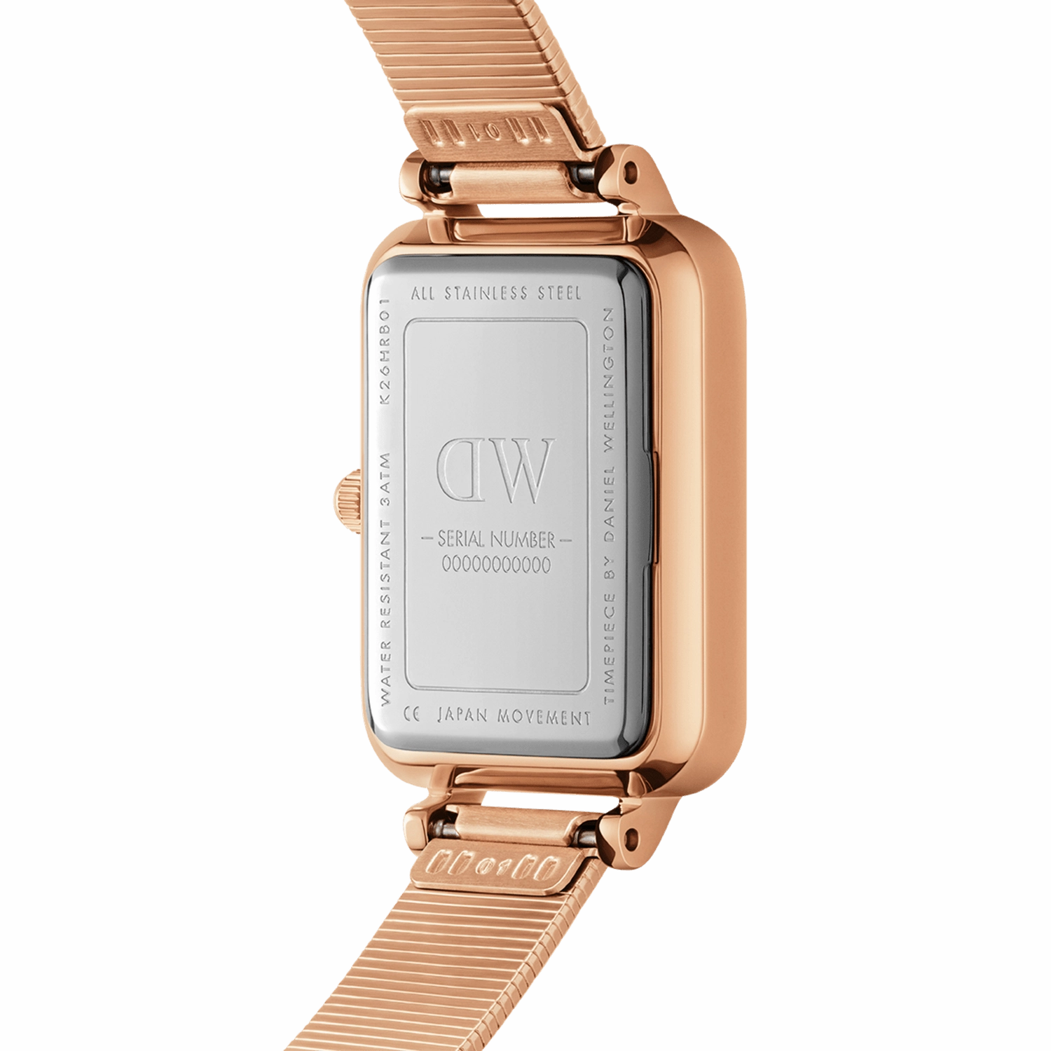 Daniel Wellington Quadro Lumine Pressed Piano 26mm Watch DW00100579