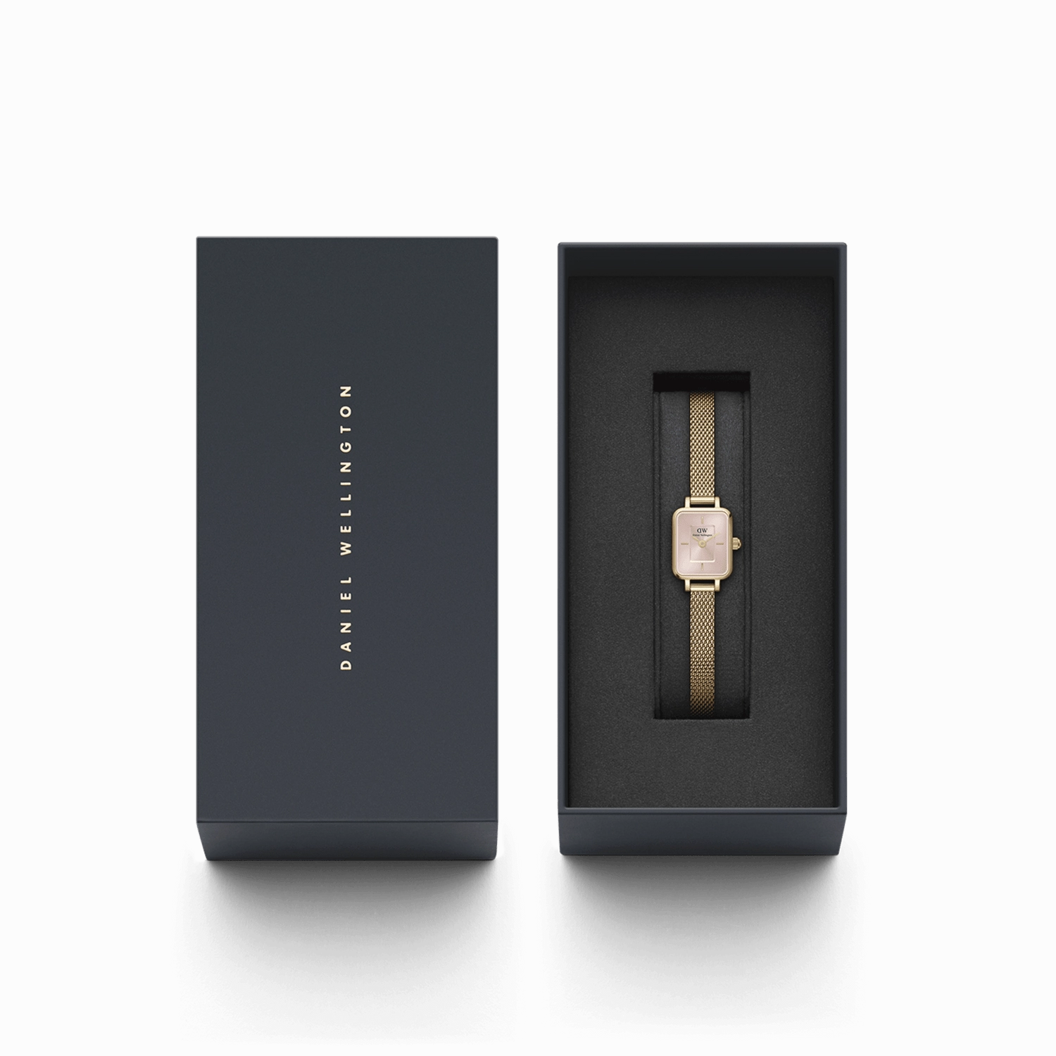 Daniel Wellington Quadro Mini 15.4X18.2 Evergold Blush Watch DW00100655
