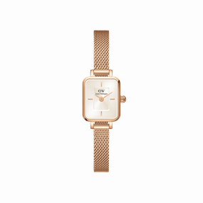 Daniel Wellington Quadro Mini 15x18mm Melrose RG Champagne DW00100651