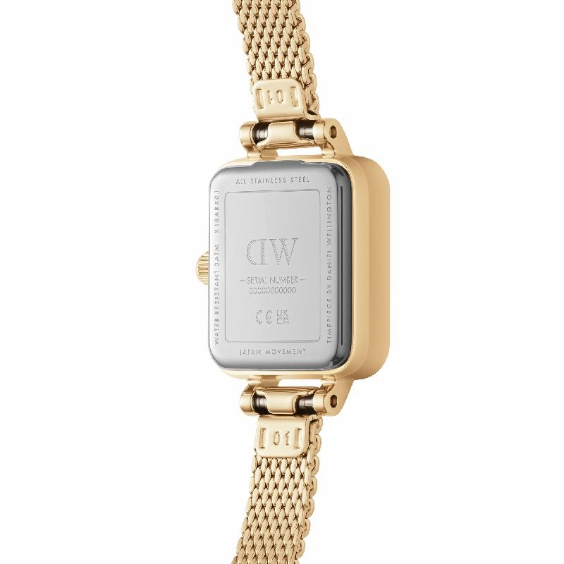 Daniel Wellington Quadro Mini Evergold Watch 15.4x18.2mm