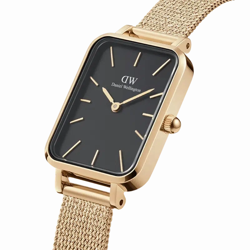 Daniel Wellington Quadro Pressed Evergold Gold Watch 20x26mm
