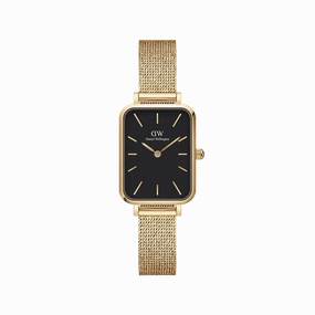 Daniel Wellington Quadro Pressed Evergold Gold Watch 20x26mm