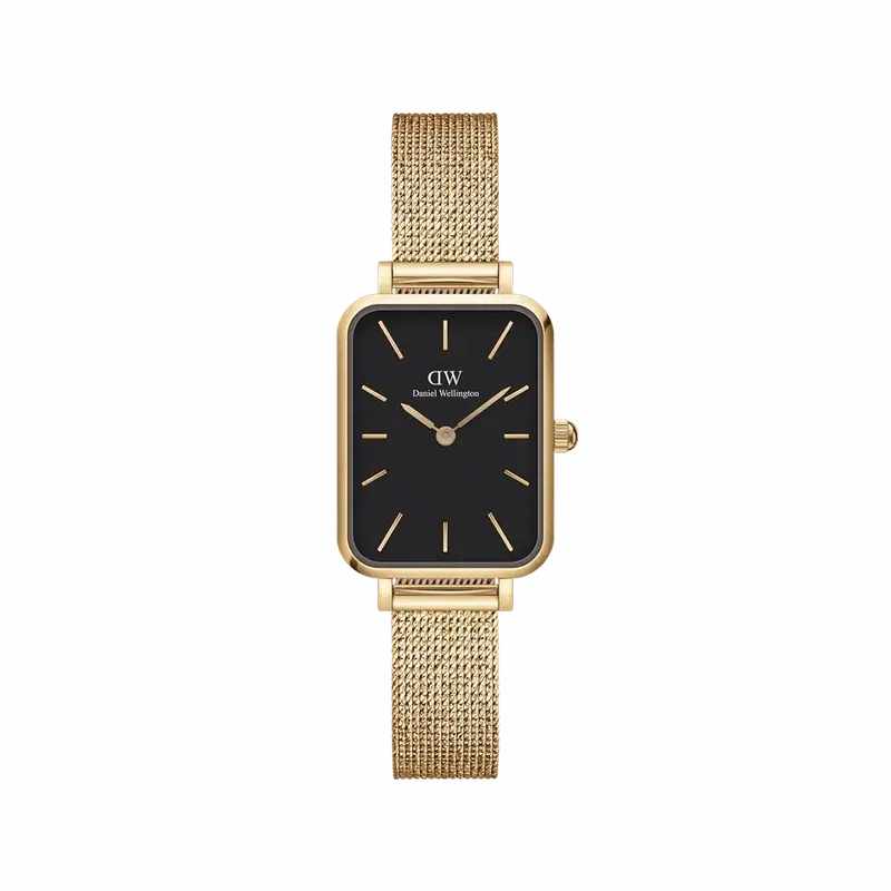 Daniel Wellington Quadro Pressed Evergold Gold Watch 20x26mm