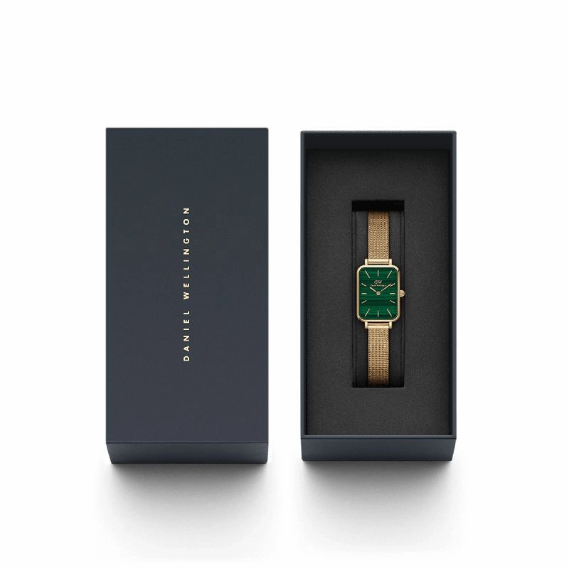 Daniel Wellington Quadro Pressed Evergold Watch 20x26mm