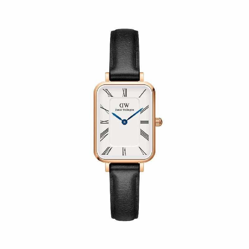 Daniel Wellington Quadro Roman Numerals Sheffield Rose Gold 20x26mm Watch