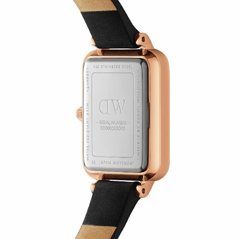 Daniel Wellington Quadro Roman Numerals Sheffield Rose Gold 20x26mm Watch