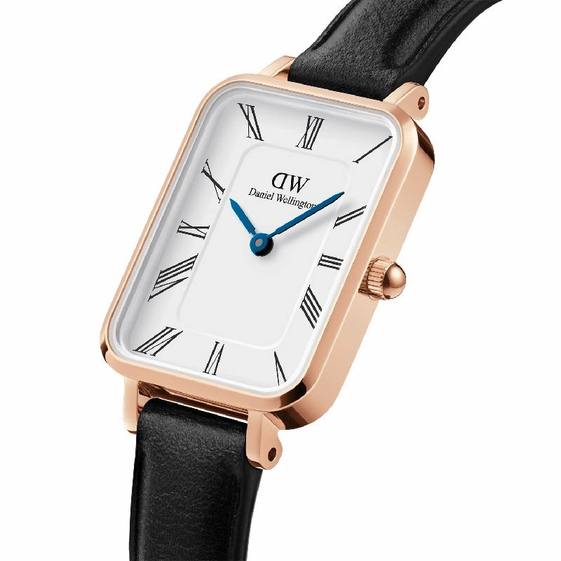 Daniel Wellington Quadro Roman Numerals Sheffield Rose Gold 20x26mm Watch