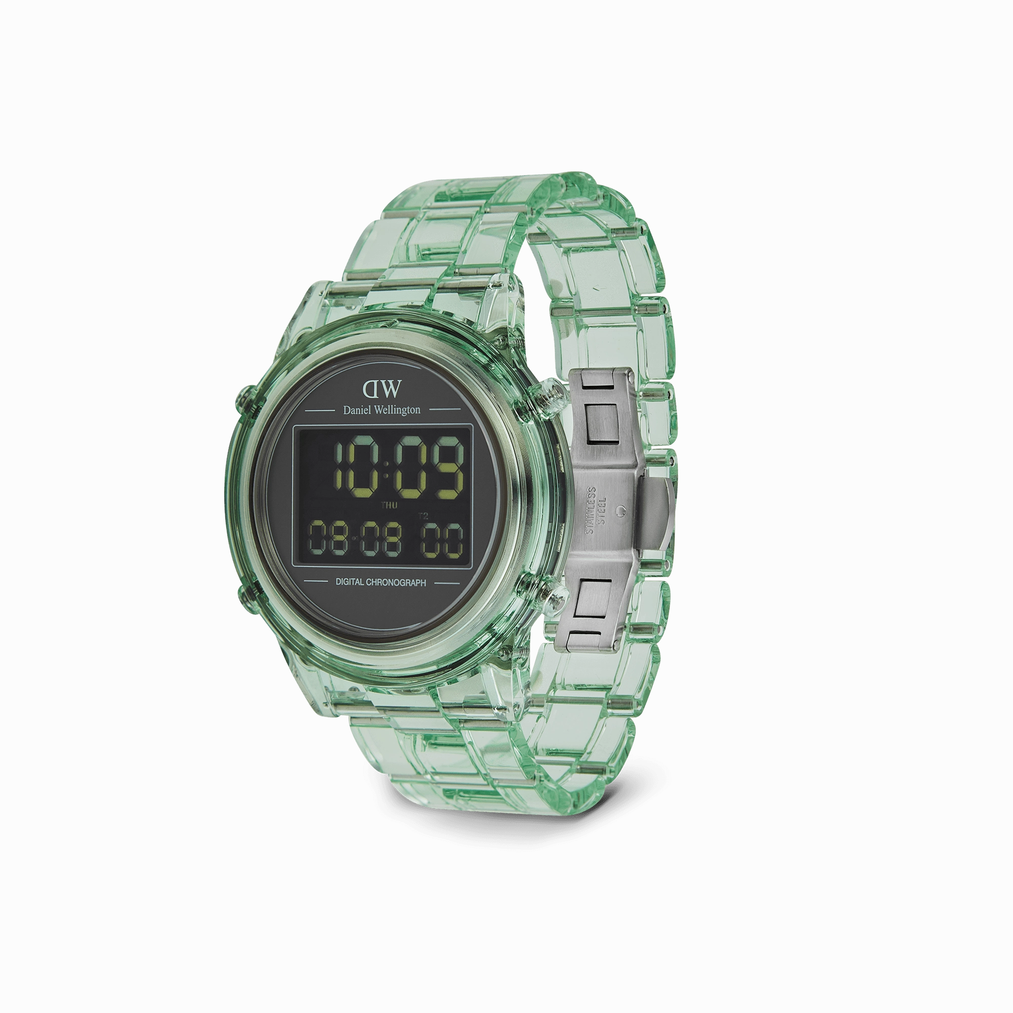 Daniel Wellington Retro Digital Light Green Watch