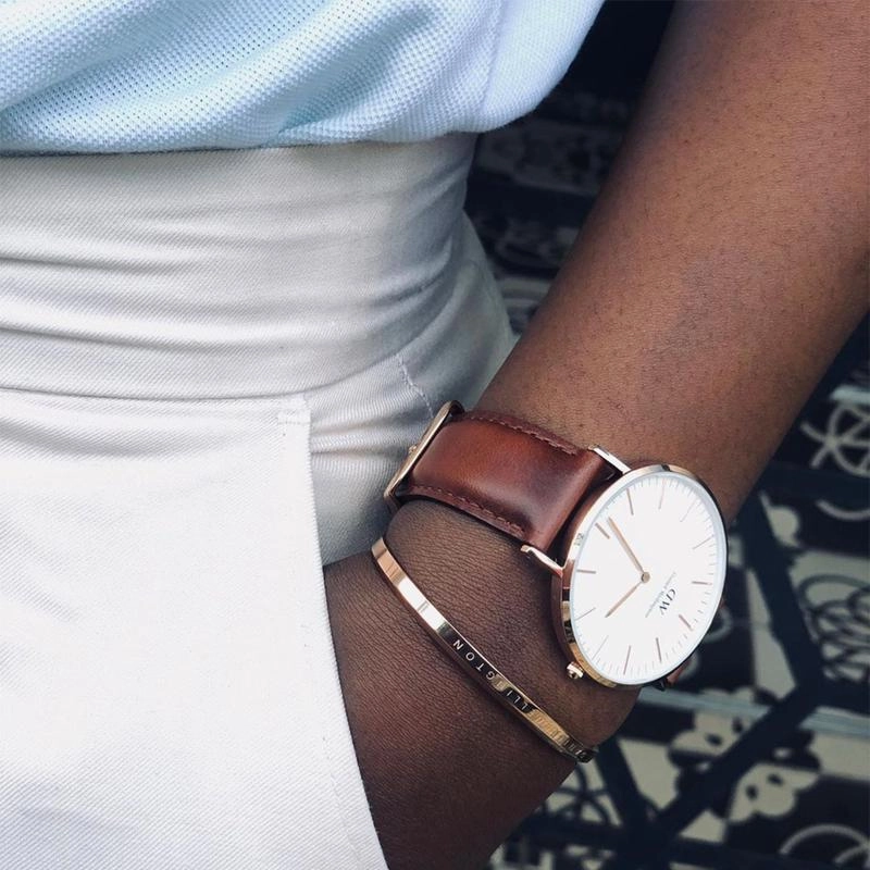 Daniel Wellington St Mawes Rose Gold Classic Watch 36mm