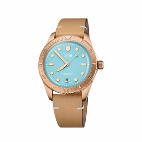 Divers SixtyFive Cotton Candy Automatic 38mm - Blue on Leather Strap
