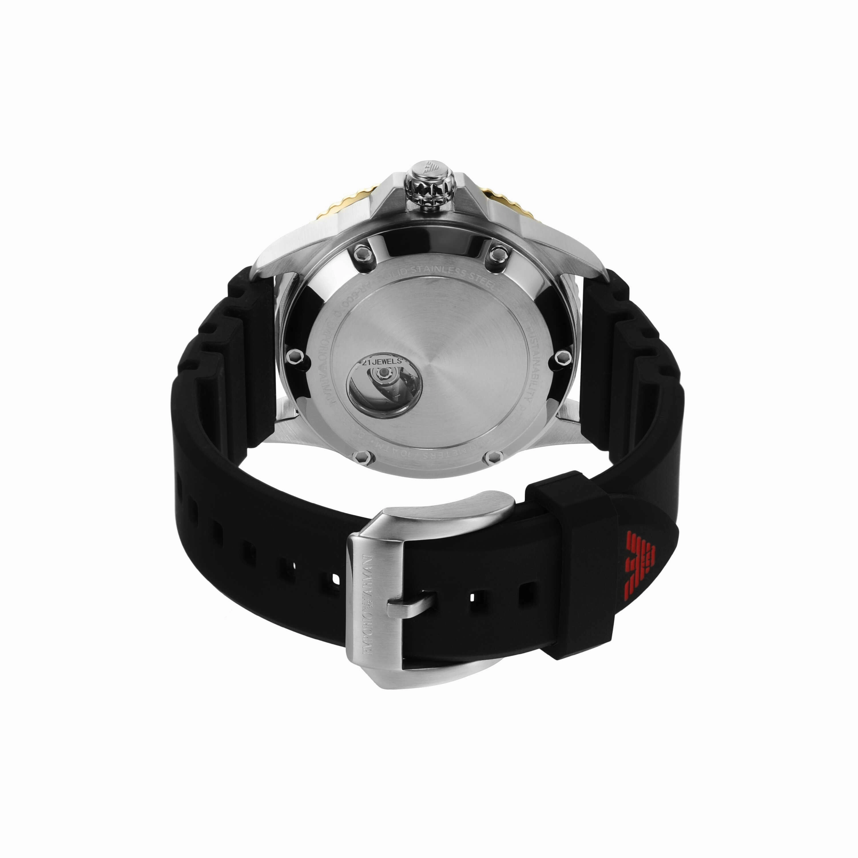 Emporio Armani Black Analogue Watch AR60070