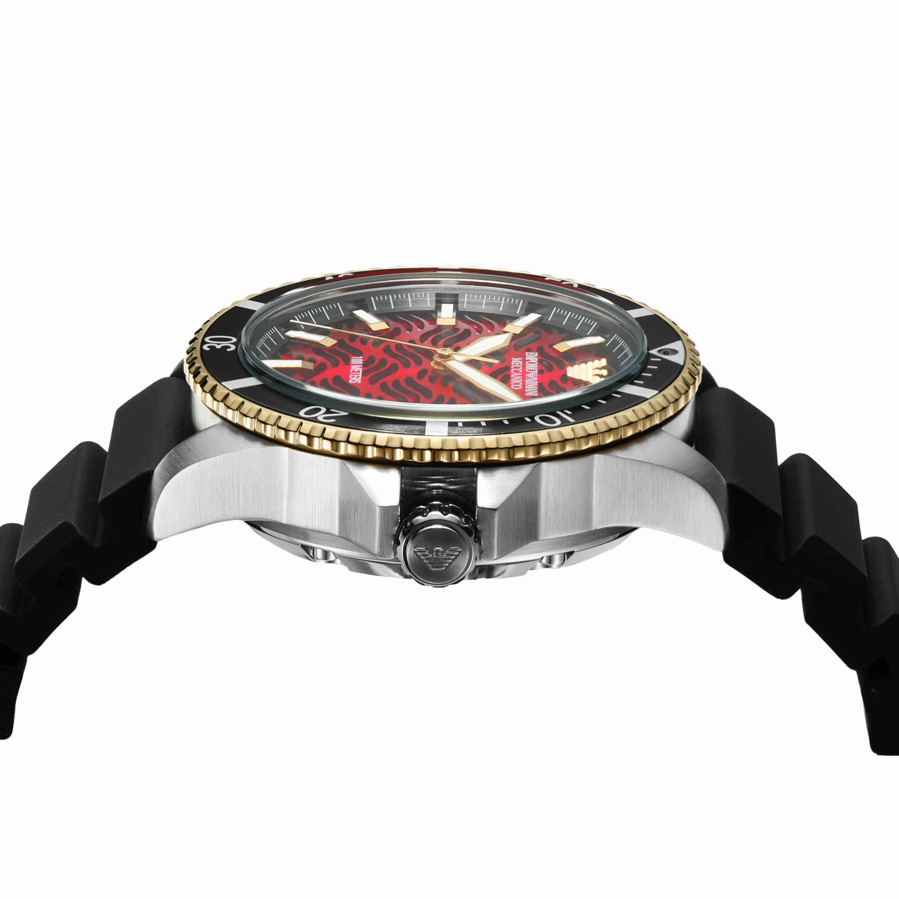 Emporio Armani Black Analogue Watch AR60070