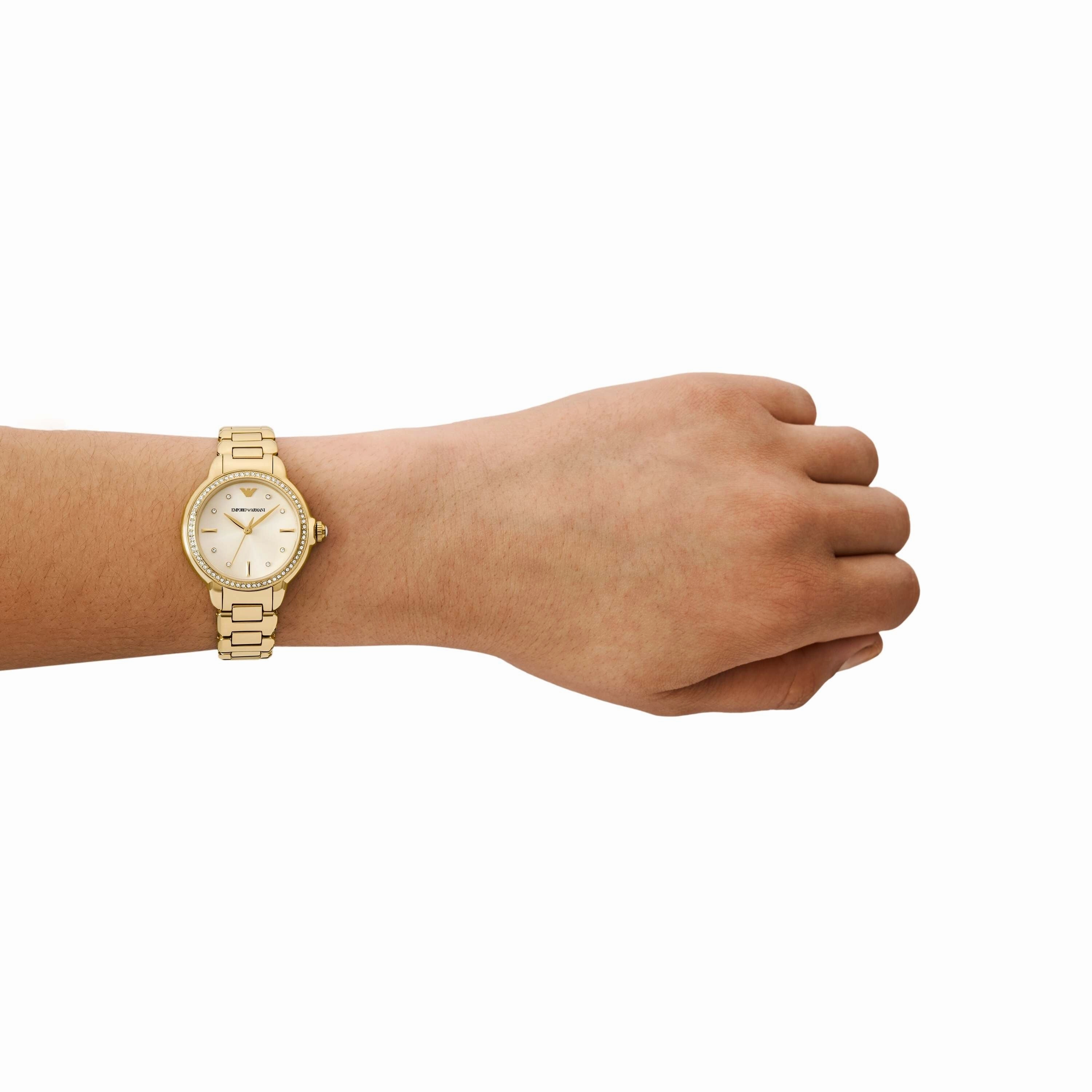Emporio Armani Gold Tone Analogue Watch AR11609
