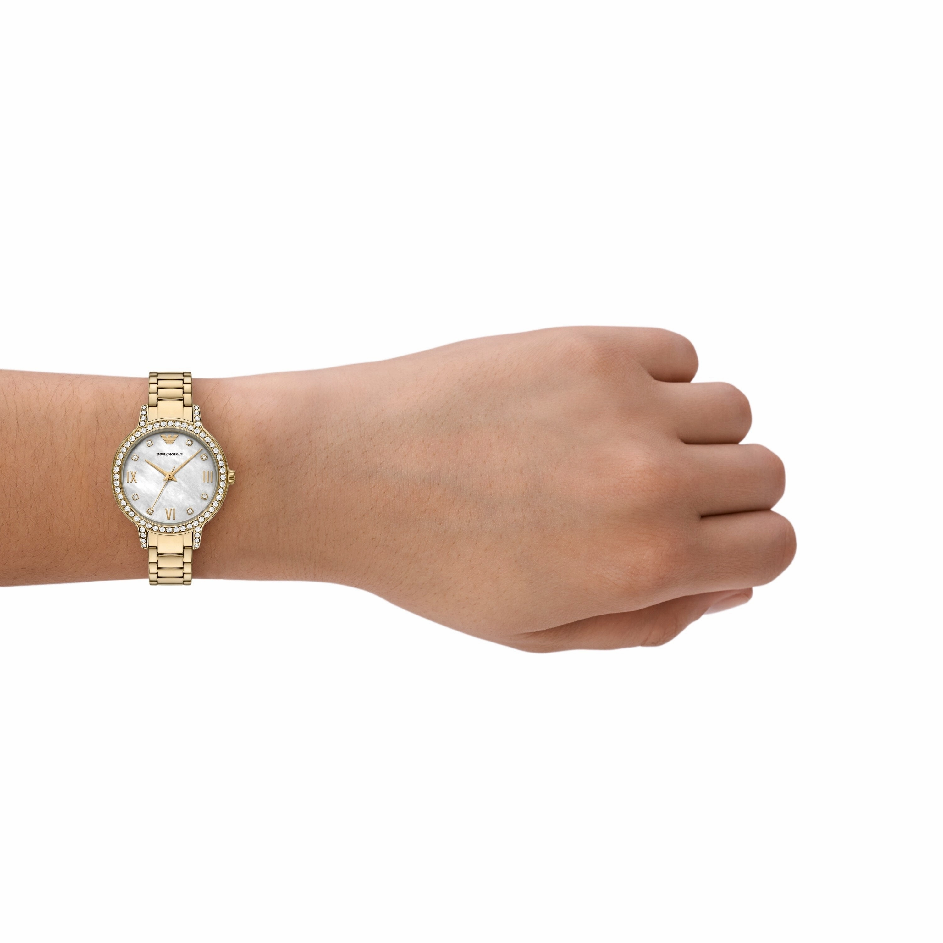 Emporio Armani Gold Tone Analogue Watch AR11652