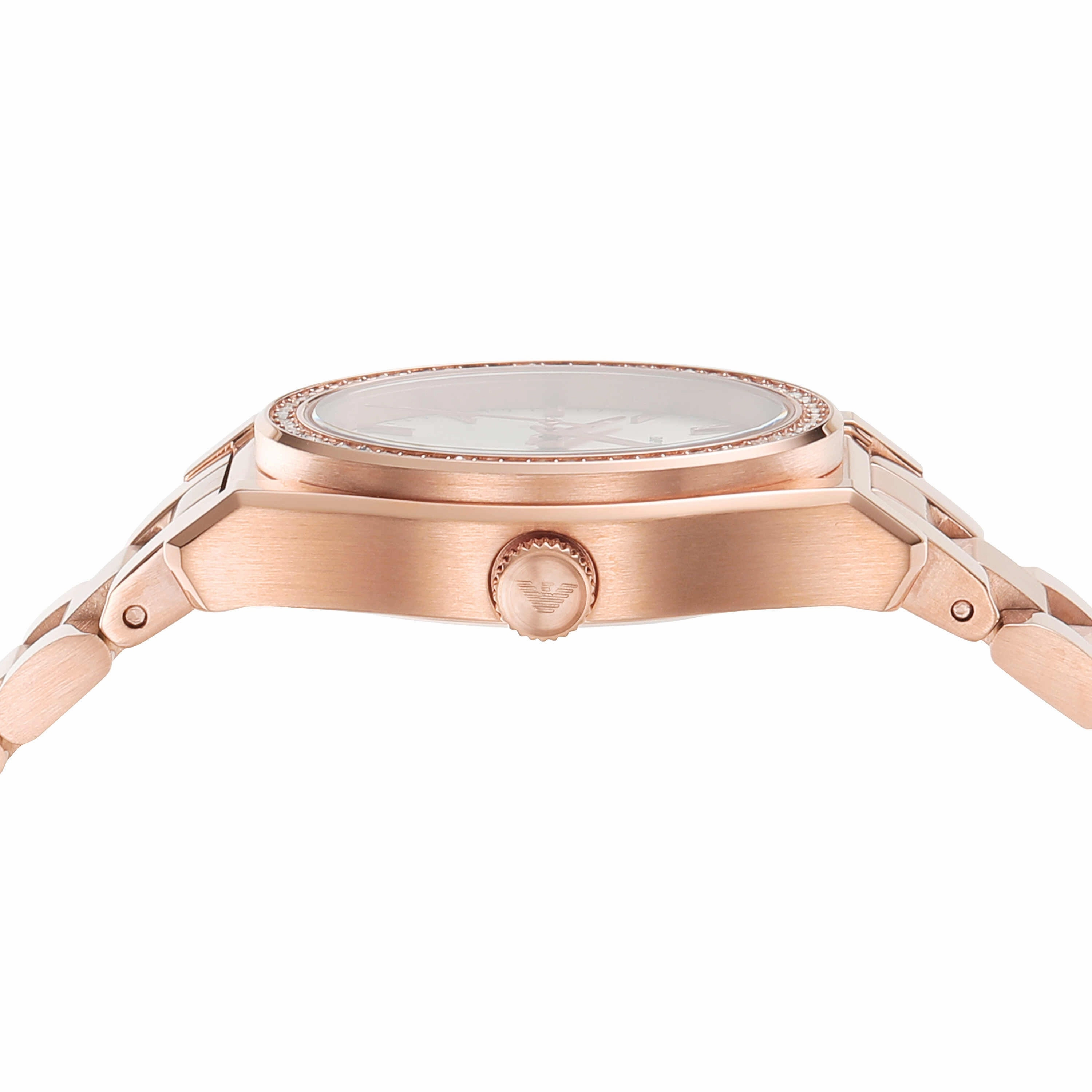 Emporio Armani Rose Gold Tone Analogue Watch AR11558