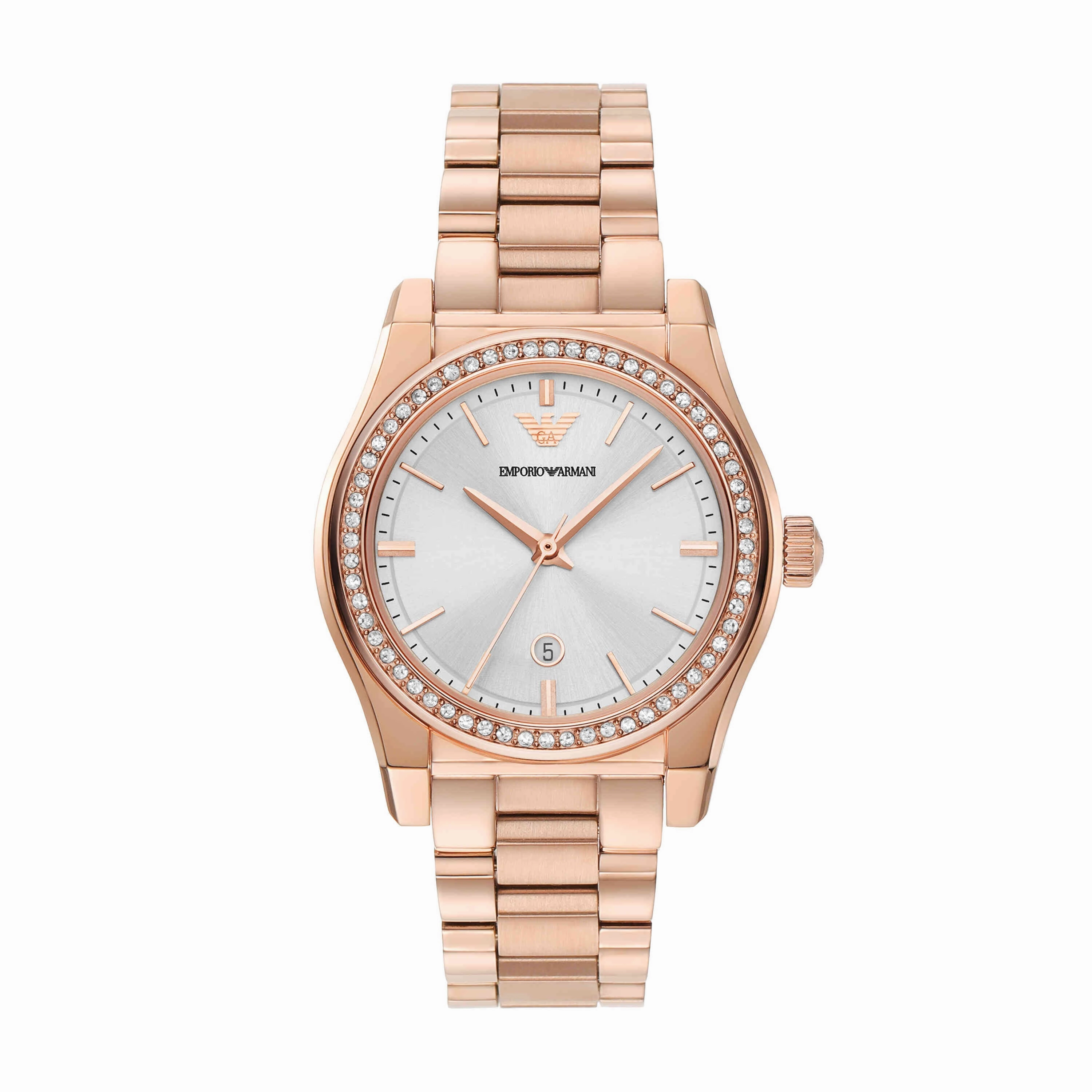 Emporio Armani Rose Gold Tone Analogue Watch AR11558