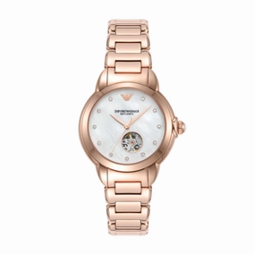 Emporio Armani Rose Gold Tone Analogue Watch AR60072
