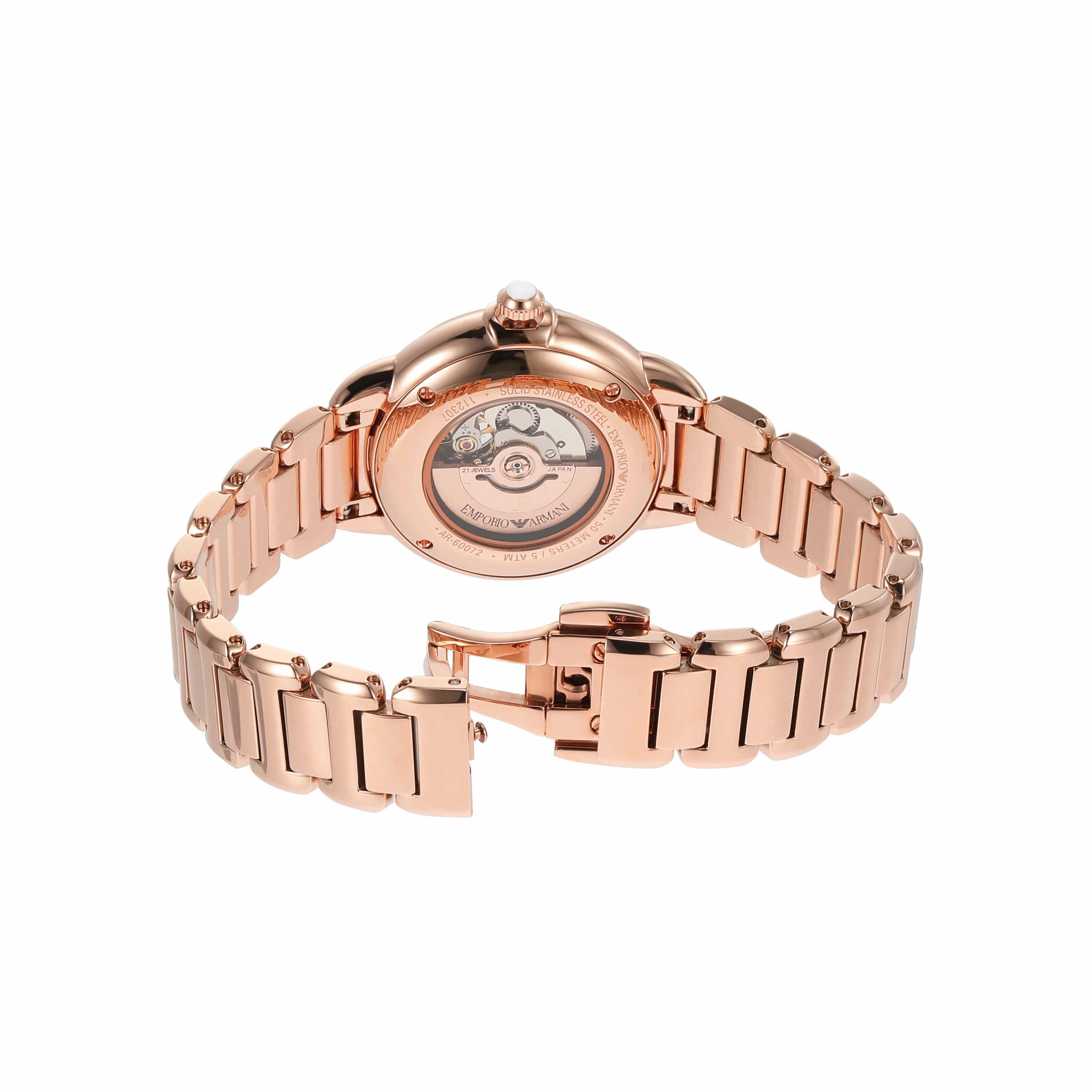 Emporio Armani Rose Gold Tone Analogue Watch AR60072