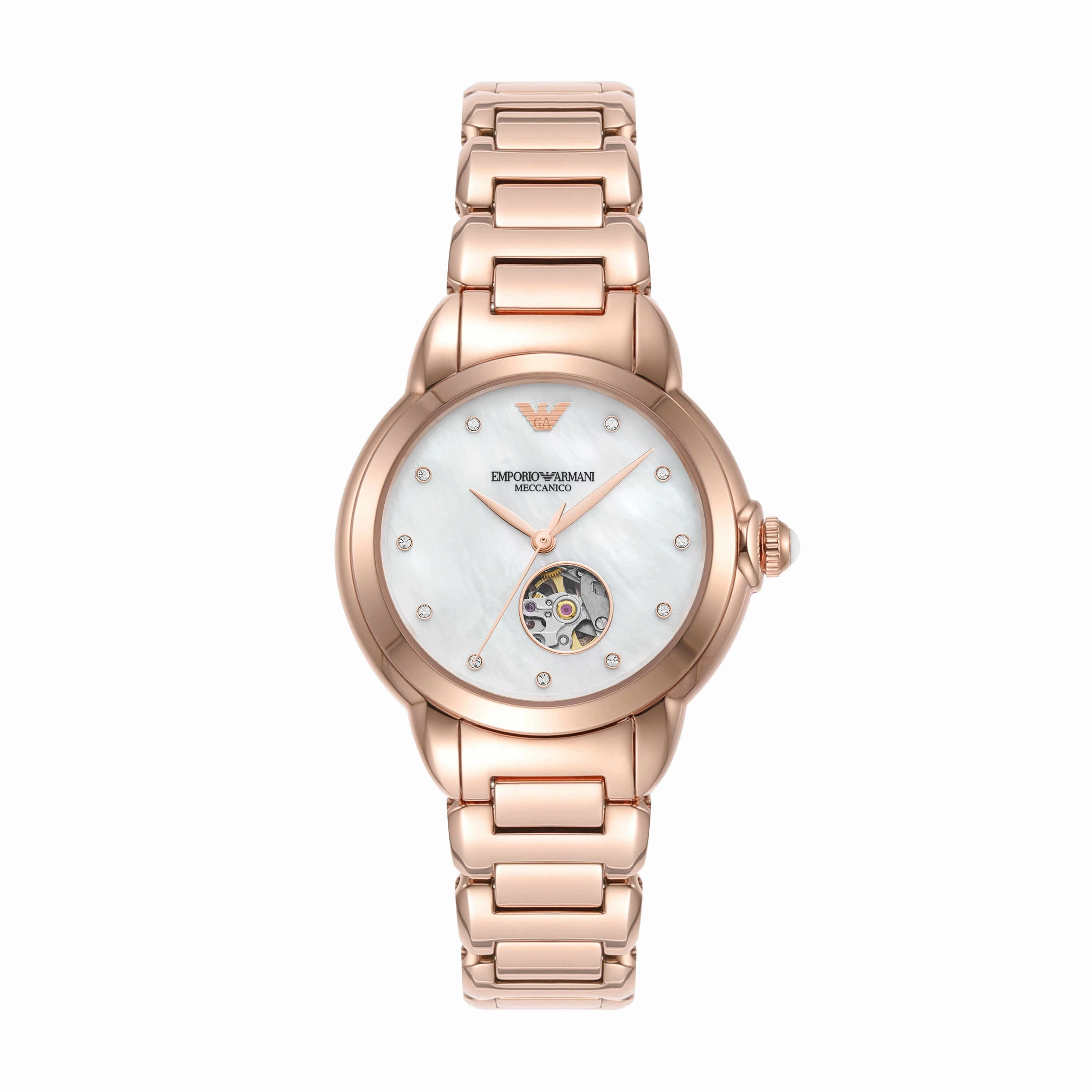 Emporio Armani Rose Gold Tone Analogue Watch AR60072