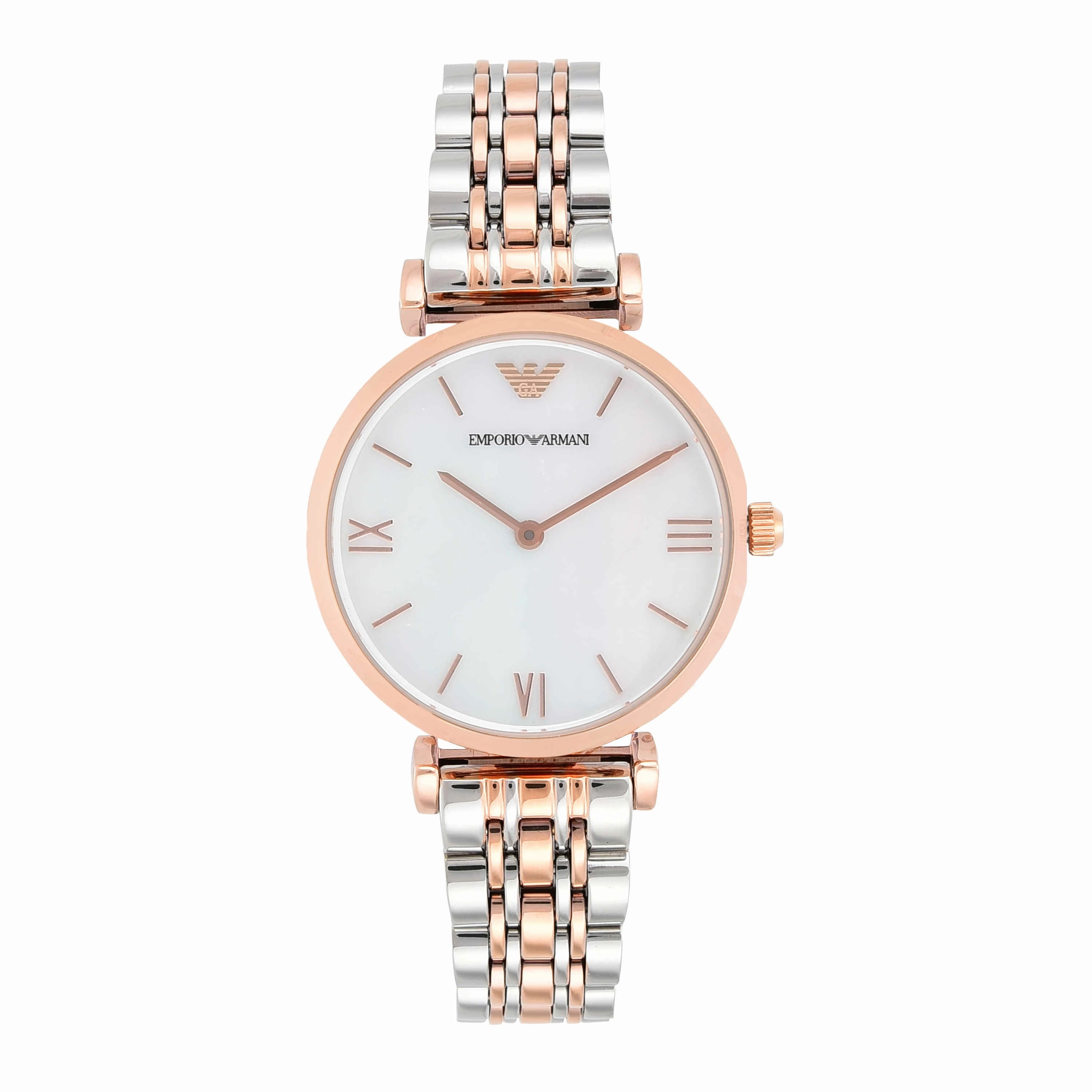 Emporio Armani Two Tone Analogue Watch AR1683