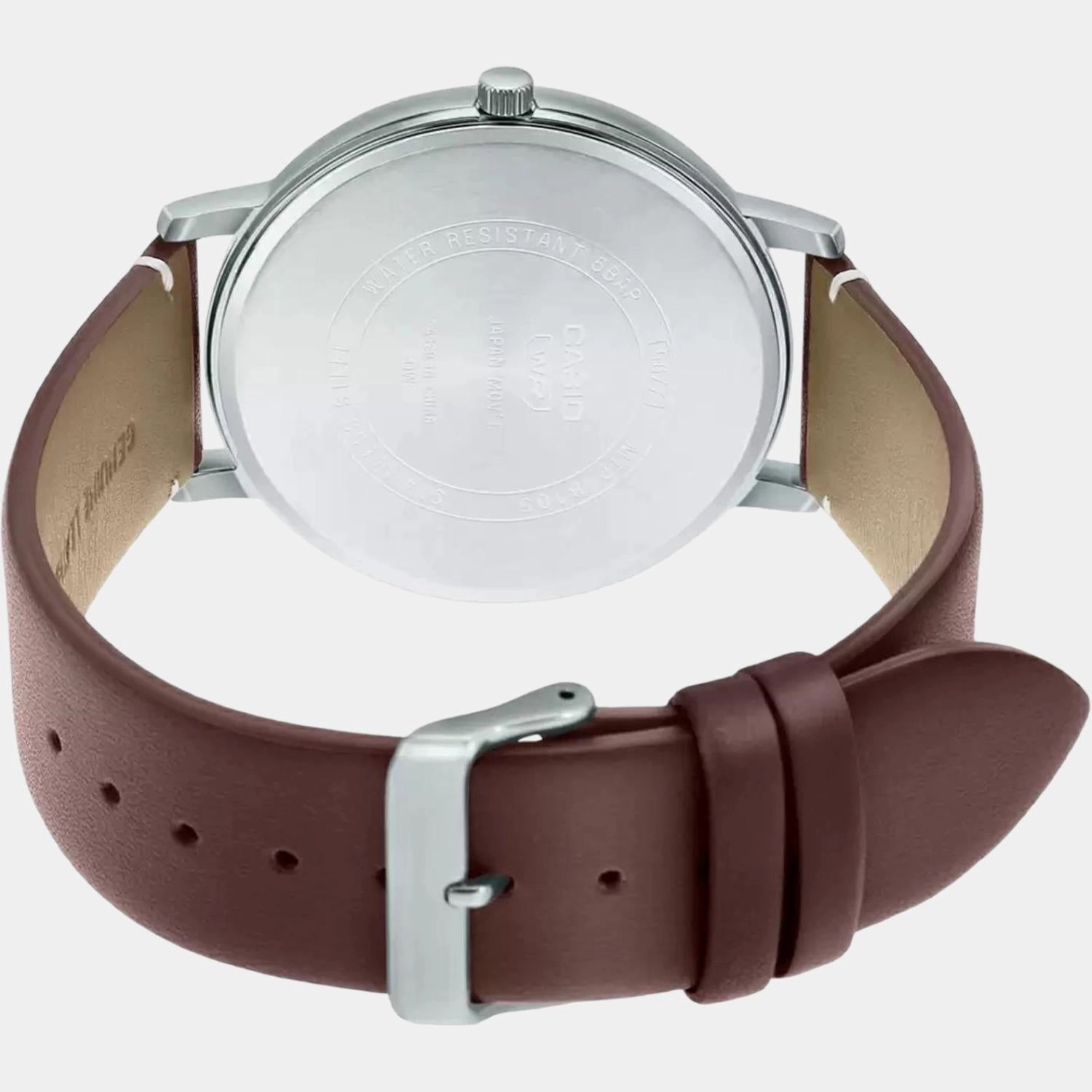 Enticer Men's Analog Leather Watch A1878 - MTP-B105L-2AVDF