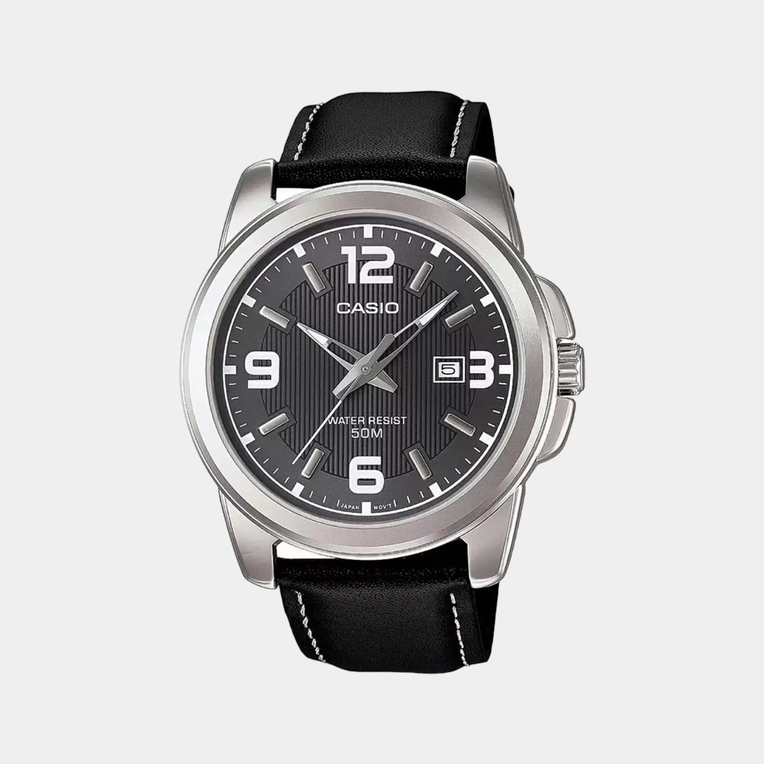 Enticer Men's Analog Leather Watch A554 - MTP-1314L-8AVDF