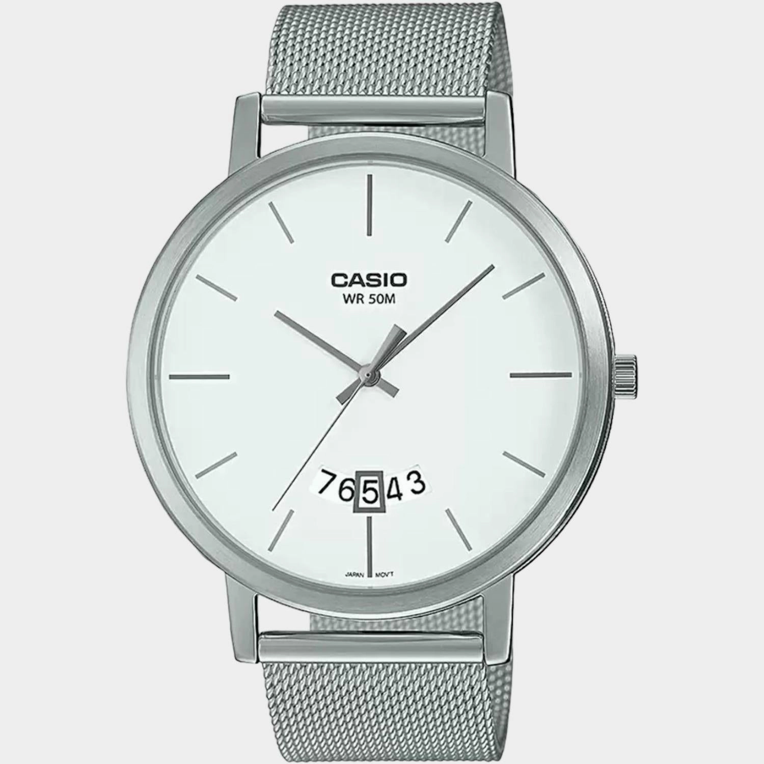 Enticer Men's Analog Stainless Steel Watch A1873 - MTP-B100M-7EVDF