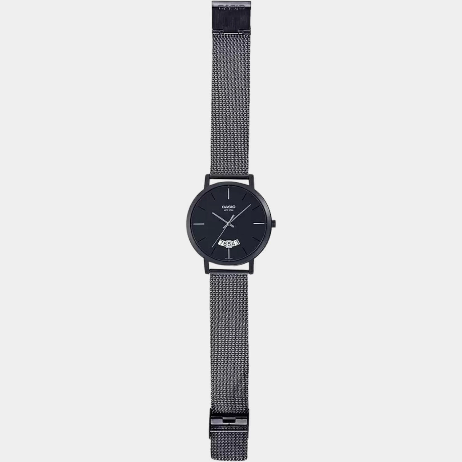 Enticer Men's Analog Stainless Steel Watch A1874 - MTP-B100MB-1EVDF