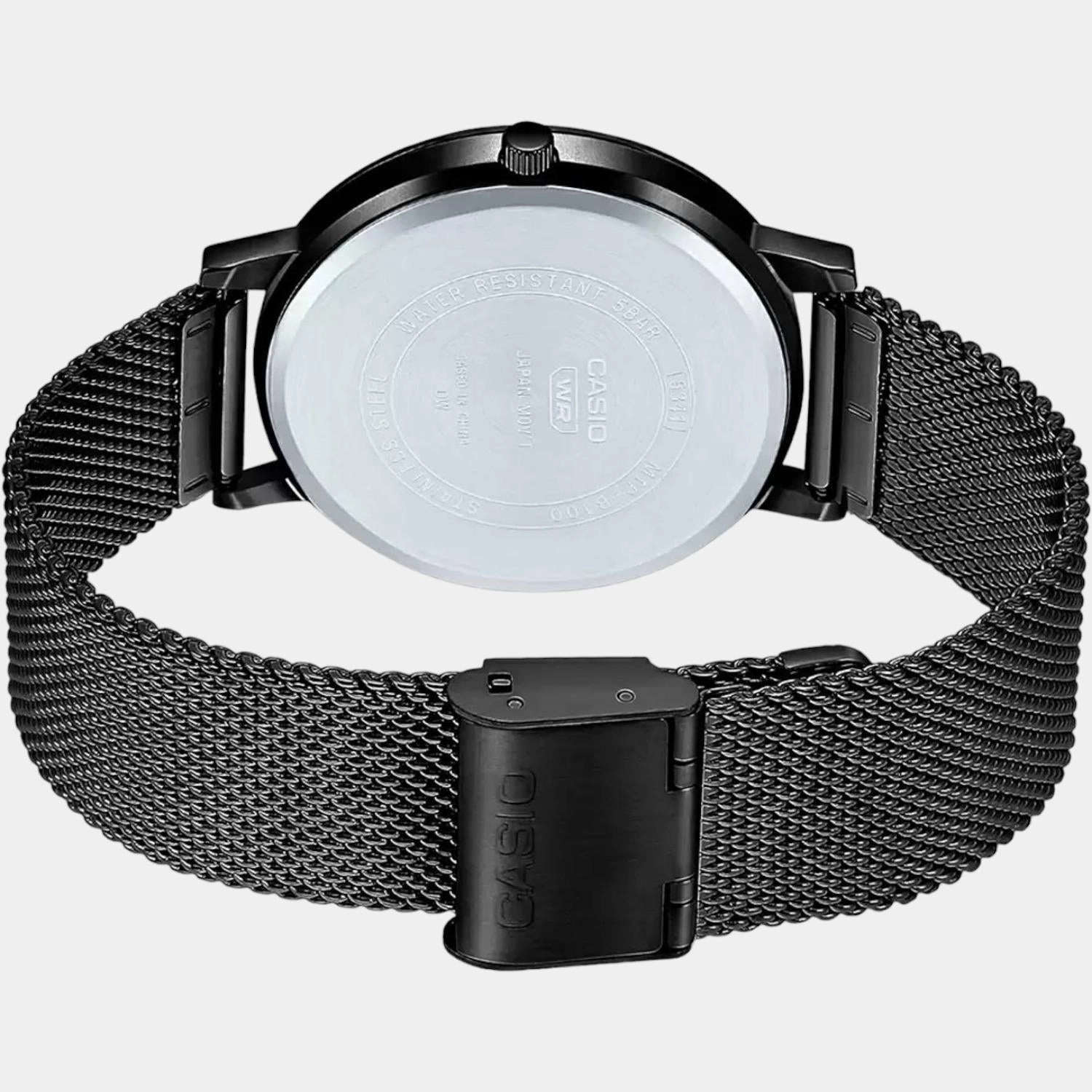 Enticer Men's Analog Stainless Steel Watch A1874 - MTP-B100MB-1EVDF