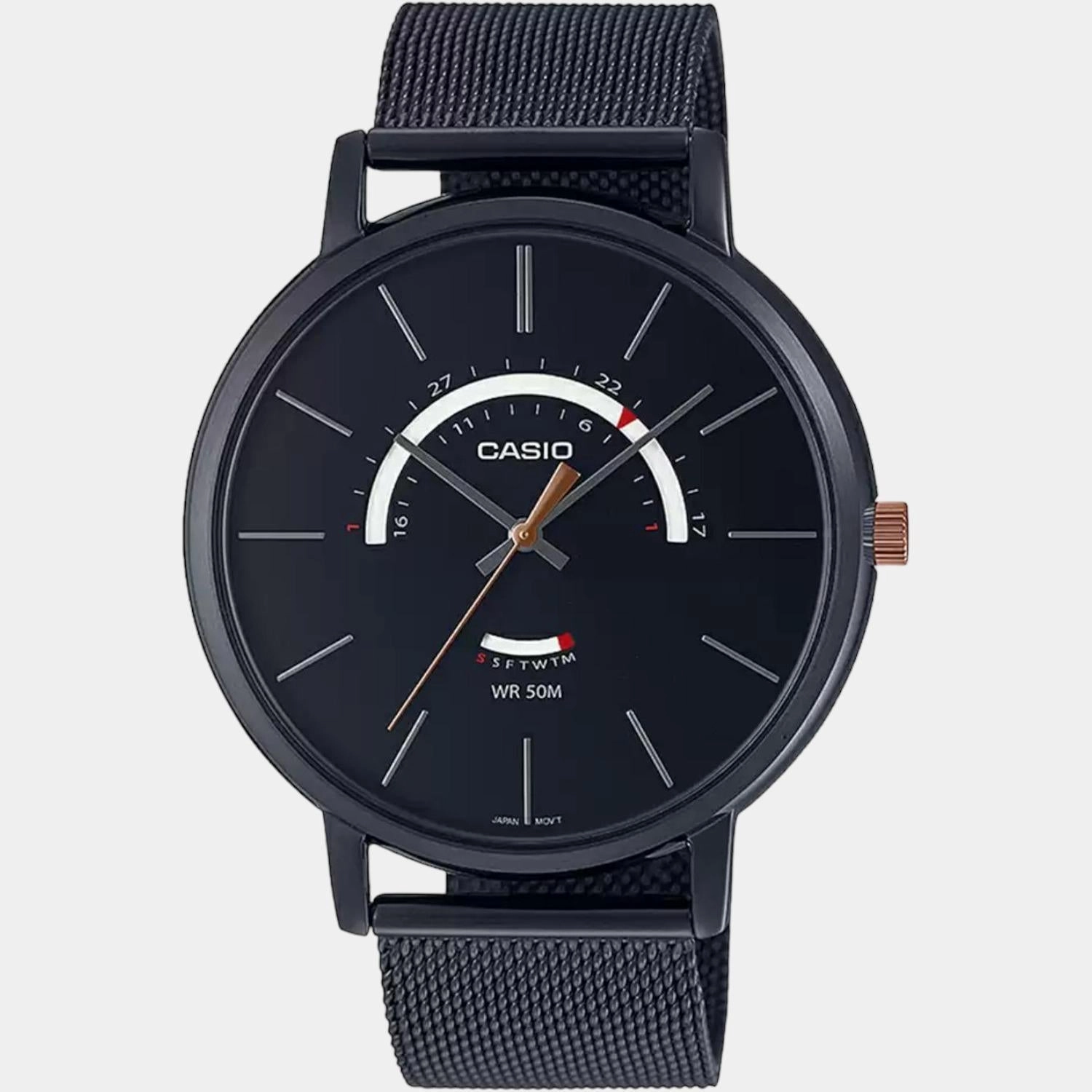 Enticer Men's Analog Stainless Steel Watch A1882 - MTP-B105MB-1AVDF