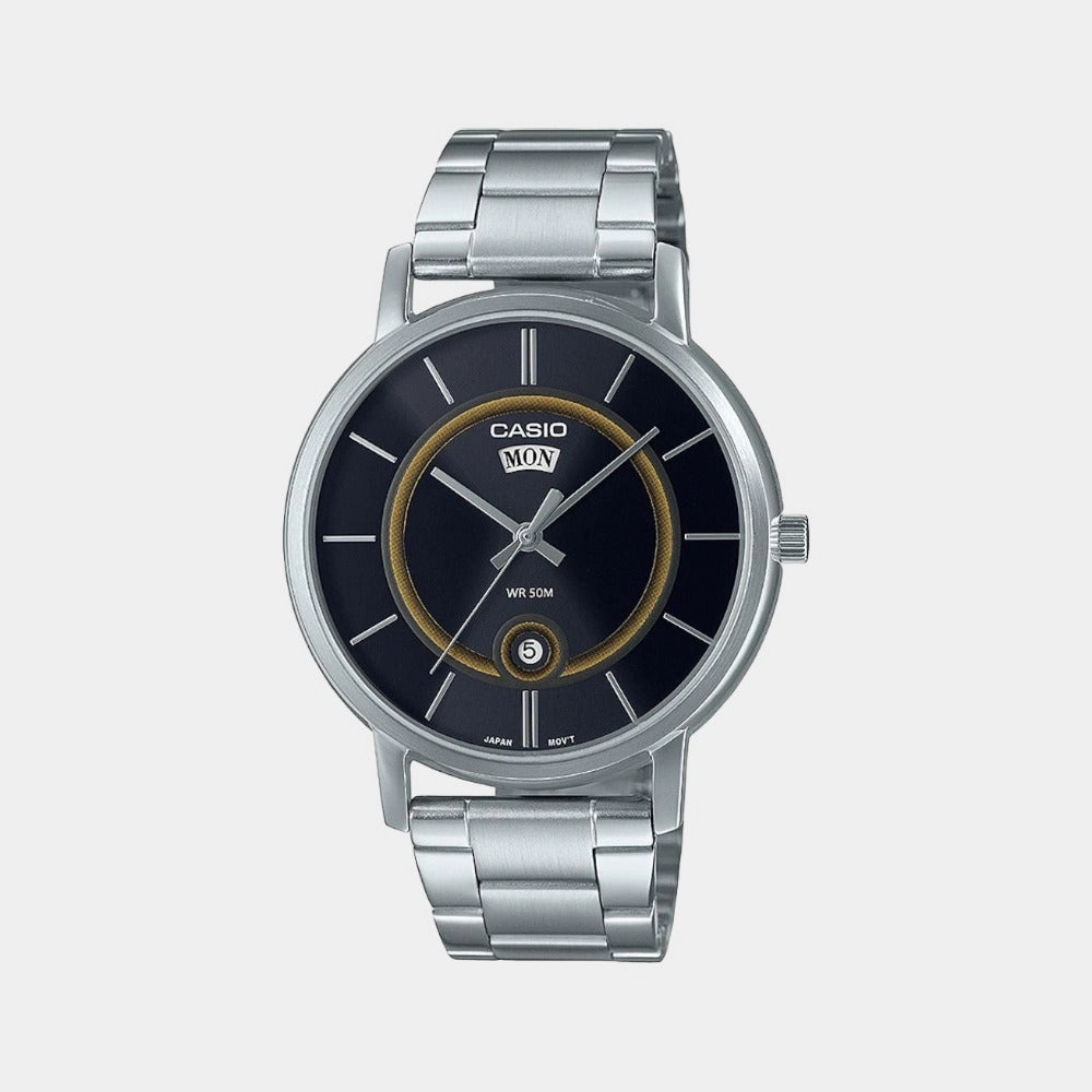 Enticer Men's Analog Stainless Steel Watch A2051 - MTP-B120D-1AVDF
