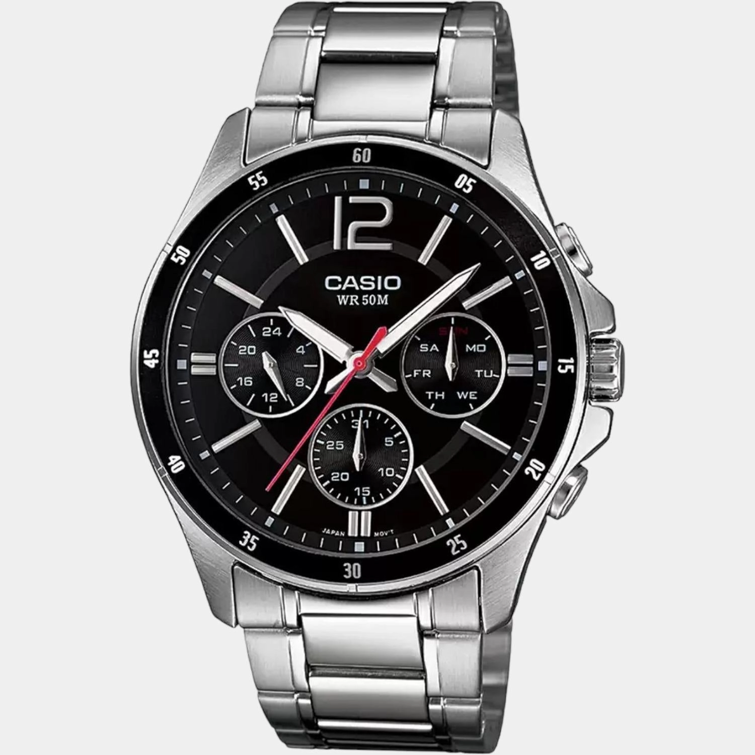 Enticer Men's Chronograph Stainless Steel Watch A832 - MTP-1374D-1AVDF
