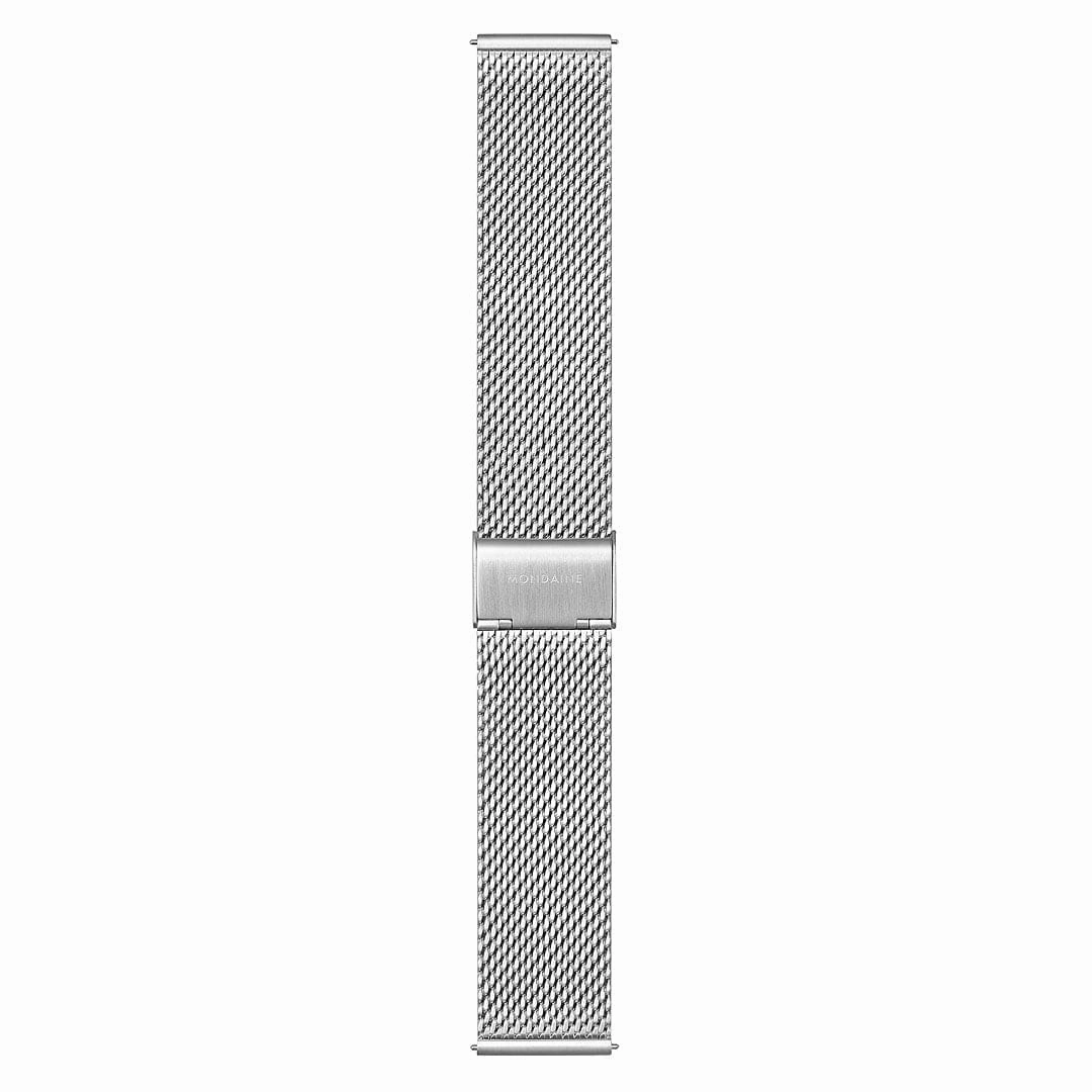 Evo2, Polished Steel, 43 mm, Stainless Steel