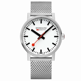 Evo2, Polished Steel, 43 mm, Stainless Steel