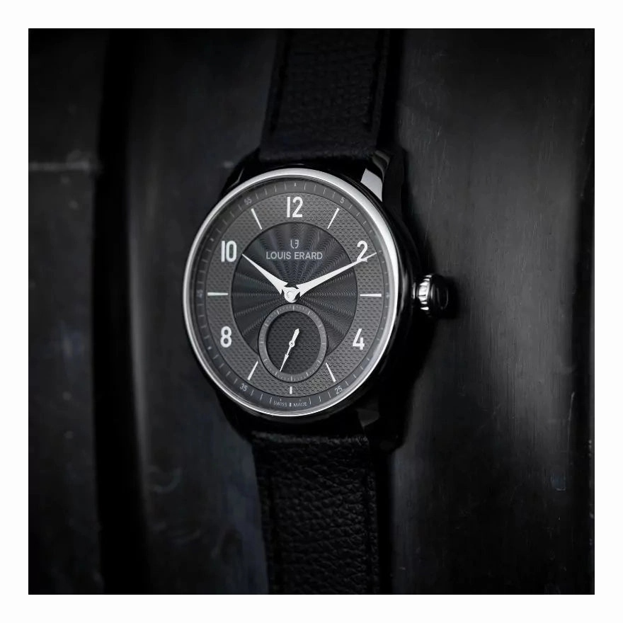 Excellence Petite Seconde Guilloch Anthracite Black