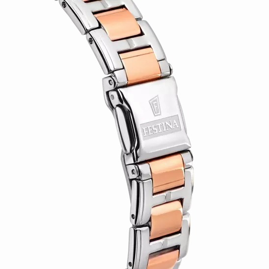 Festina Boyfriend Mother of Pearl Dial Stainless Steel Bracelet Men's Watch F20403/1