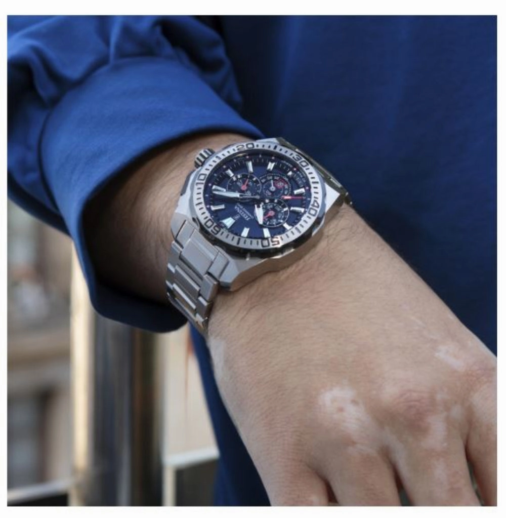 Festina Chrono Bike Blue Dial Stainless Steel Strap Watch f20724/2